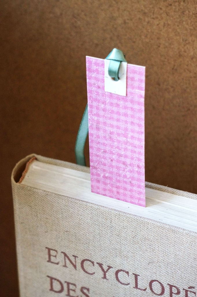 Marque-page 'Picnic' rose