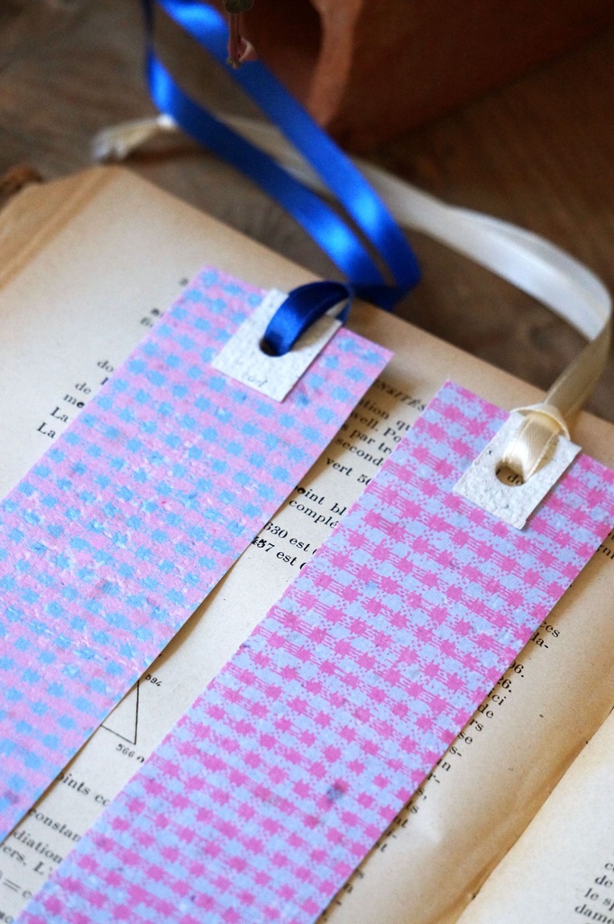 Marque-page 'Picnic' mauve