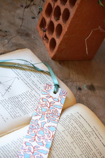 Marque-page 'Poesía' bleu