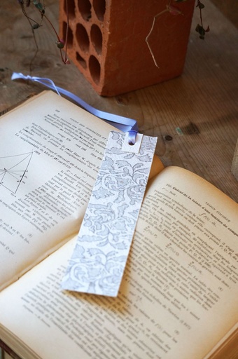 Marque-page 'Poesía' gris