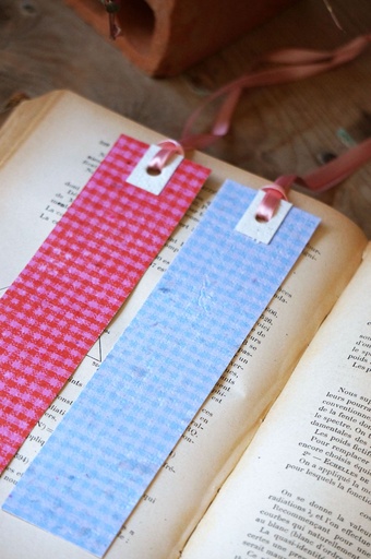Marque-page 'Picnic' bleu